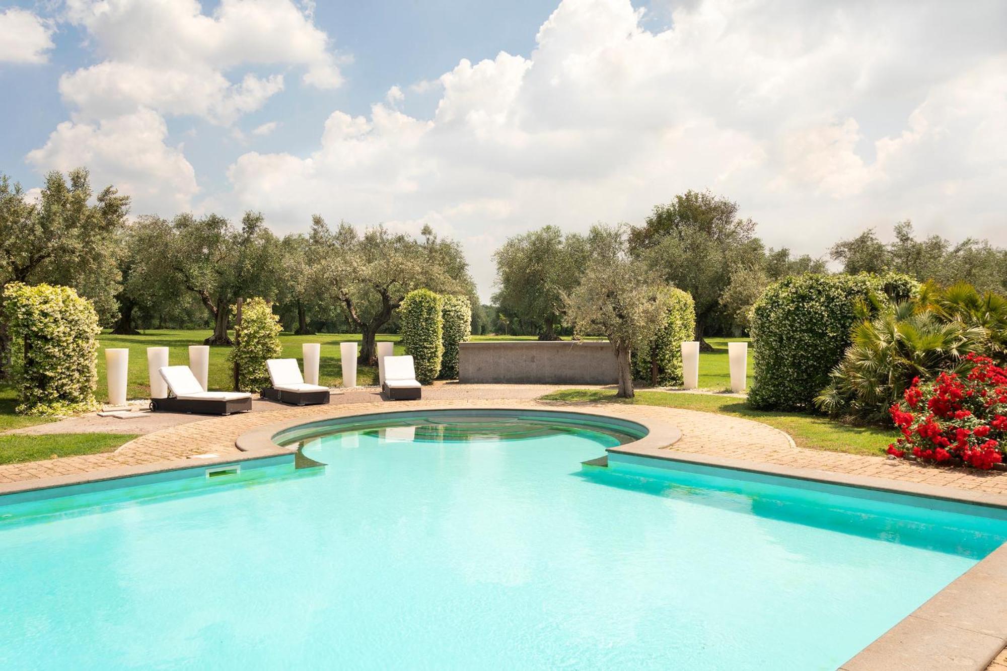 Villa In Via Della Marcigliana Casale Torre San Giovanni Extérieur photo